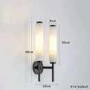 GobekUsa Black Bronze Brass Marble Wall Lights Dimmable Home Decor Living Room Lighting