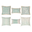 GobekUsa Cotton Crochet Tassel Cushion Cover for Sofa Lumbar Backrest Home Decor