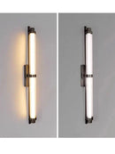 GobekUsa LED Glass Wall Lamp for Living Room Bedroom Café Restaurant, Minimalist Postmodern Design
