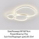 GobekUsa Cobblestone LED Ceiling Lights Living Room Chandelier for Modern Home Decor