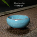 GobekUsa Ice Cracking Ceramic Tea Cup Espresso Coffee Kung Fu Teacup Cute Cup
