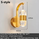 GobekUsa Crystal LED Wall Sconce for Elegant Home Décor