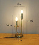 GobekUsa Industrial Retro Candle Floor Lamp for Living Room Bedroom Study