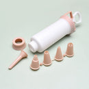GobekUsa Cake Cream Decorating Gun Set: DIY Pastry Nozzles & Flower Piece for Muffins