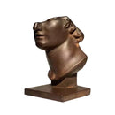 GobekUsa Abstract Human Face Sculpture, Realistic Figure Art Statue for Home Decoration