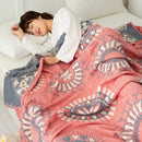 GobekUsa Double Cotton Blanket: Soft & Breathable Bed Cover