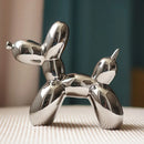 GobekUsa Ceramic Balloon Dog Statue Handmade Sculpture Modern Living Room Decor