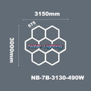 GobekUsa Hexagon LED Ceiling Light: High-Performance, Best-Selling, Honeycomb Design