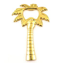 GobekUsa Coconut Tree Bottle Opener in Silver & Gold: Wedding Kitchen Tool