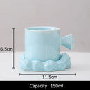 GobekUsa Diamond Porcelain Coffee Mug Set
