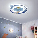 GobekUsa Astronaut Kids Bedroom Ceiling Light - Modern Boys Girls Room Lighting Fixtures