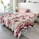 GobekUsa Cozy Gradient Bubble Fleece Throw Blanket, Plush All-Season Nap Blanket