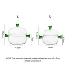 GobekUsa Glass Bowl Set: Multifunctional Food Storage, Salad, Dessert Bowl, Simmer Pot, Stew Bowls