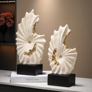 GobekUsa Gilded Ceramic Landscape Feng Shui Desk Ornament: Abstract Room Decor & Aesthetics