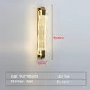 GobekUsa Crystal LED Wall Sconce: Luxury Gold Light Fixture for Home Decor