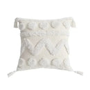 GobekUsa Geometric Tufted Tassel Cushion Cover 30x50cm/45x45cm