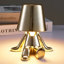 GobekUsa Little Golden Man Table Lamp - Art Decor Night Light for Living Room and Children's Room