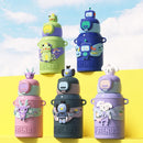 GobekUsa Cartoon Animals Insulated Stainless Steel Mug with Silicone Sleeve