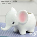 GobekUsa Animal Cartoon Ceramic Flowerpot for Nursery Planting - Cute Rabbit Elephant Sheep Octopus