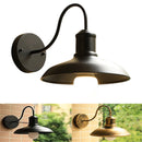 GobekUsa Black Rustic Gooseneck Outdoor Barn Light Fixture for Patio/Garage/Bathroom