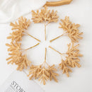 GobekUsa Golden Frost Artificial Branches for Home Decor, Wedding & Photography Background
