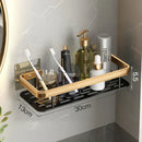 GobekUsa Aluminum Corner Bathroom Shelf with Towel Holder