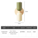 GobekUsa Cream Double Head LED Wall Lamps for Living Room Bedroom Indoor Decoration