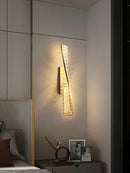 GobekUsa Crystal Wall Sconce for Bedroom & Living Room Decor