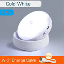GobekUsa 360° Rotate Night Light USB Rechargeable Magnet Wall Lamp for Staircase Bedroom