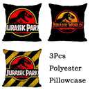 GobekUsa Jurassic Park Dinosaur Pillowcase Cover for Living Room Sofa and Chair