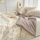 GobekUsa Breathable Double Gauze Queen Quilt with Soya Fibre Filling