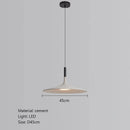 GobekUsa Cement UFO LED Pendant Lights for Dining Room Decor & Home Lighting