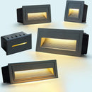 GobekUsa LED Embedded Wall Light for Outdoor Step&Stair, IP65 Waterproof Recessed Wall Lamp