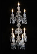GobekUsa Crystal Wall Lamp for Bedside Aisle Ktv LED Lights