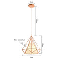 GobekUsa Industrial Retro Loft LED Pendant Light for Home Living Room Kitchen