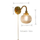 GobekUsa Glass Decor Wall Sconce Lamp Lighting for Bedroom Living Room