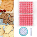 GobekUsa Cookie Stamps Letters Number Mold Set for Baking Decoration, Kitchen Tools