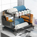 GobekUsa Kitchen Dish Drainer Rack & Tableware Organizer