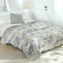GobekUsa Japanese Cotton Gauze Flower Blanket: Soft and Breathable Summer Throw