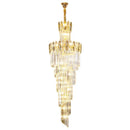 GobekUsa Crystal Chandelier: Modern Minimalist Duplex Living Room Luxury Light