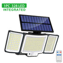GobekUsa 348 LED Solar Super Bright Motion Sensor Light with 3 Modes