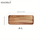 GobekUsa Acacia Wood Coffee Tray | Versatile Food Serving Tray for Desserts and Tea