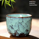 GobekUsa Japanese Kiln Transformation Ceramic Tea Cup Espresso Coffee Mug Pottery Kung Fu Teacup