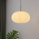 GobekUsa Glass Copper LED Pendant Chandelier for Bedroom Dining Living Room
