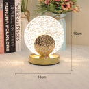 GobekUsa Crystal LED Table Lamp with Touch Control and Remote for Bedroom and Living Room