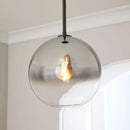 GobekUsa Gradient Glass Chandelier: Modern Nordic Living Room Lighting for Bedroom or Restaurant