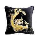 GobekUsa Dragon Velvet Pillow Cover 48x48 Pink Outdoor Decor for Couch Bed