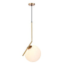GobekUsa Glass Ball Pendant Light Fixture Iron Luminaire Chandelier