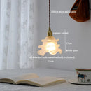 GobekUsa Clear Glass LED Copper Chandelier Pendant Light for Modern Home Decor.