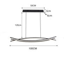 GobekUsa Aluminum Suspension LED Chandelier for Kitchen Dining Table Island